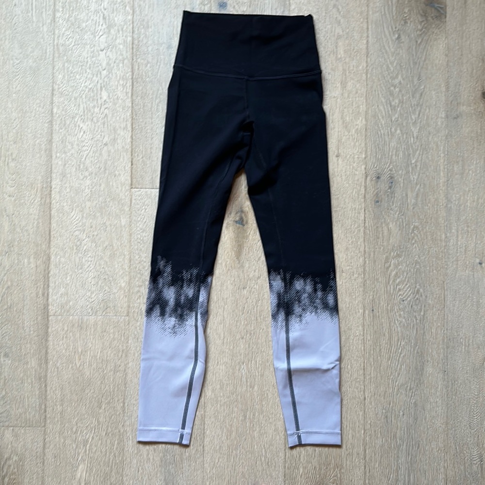 wunder train 25" ascending light engineer silverscreen black size 2 lululemon